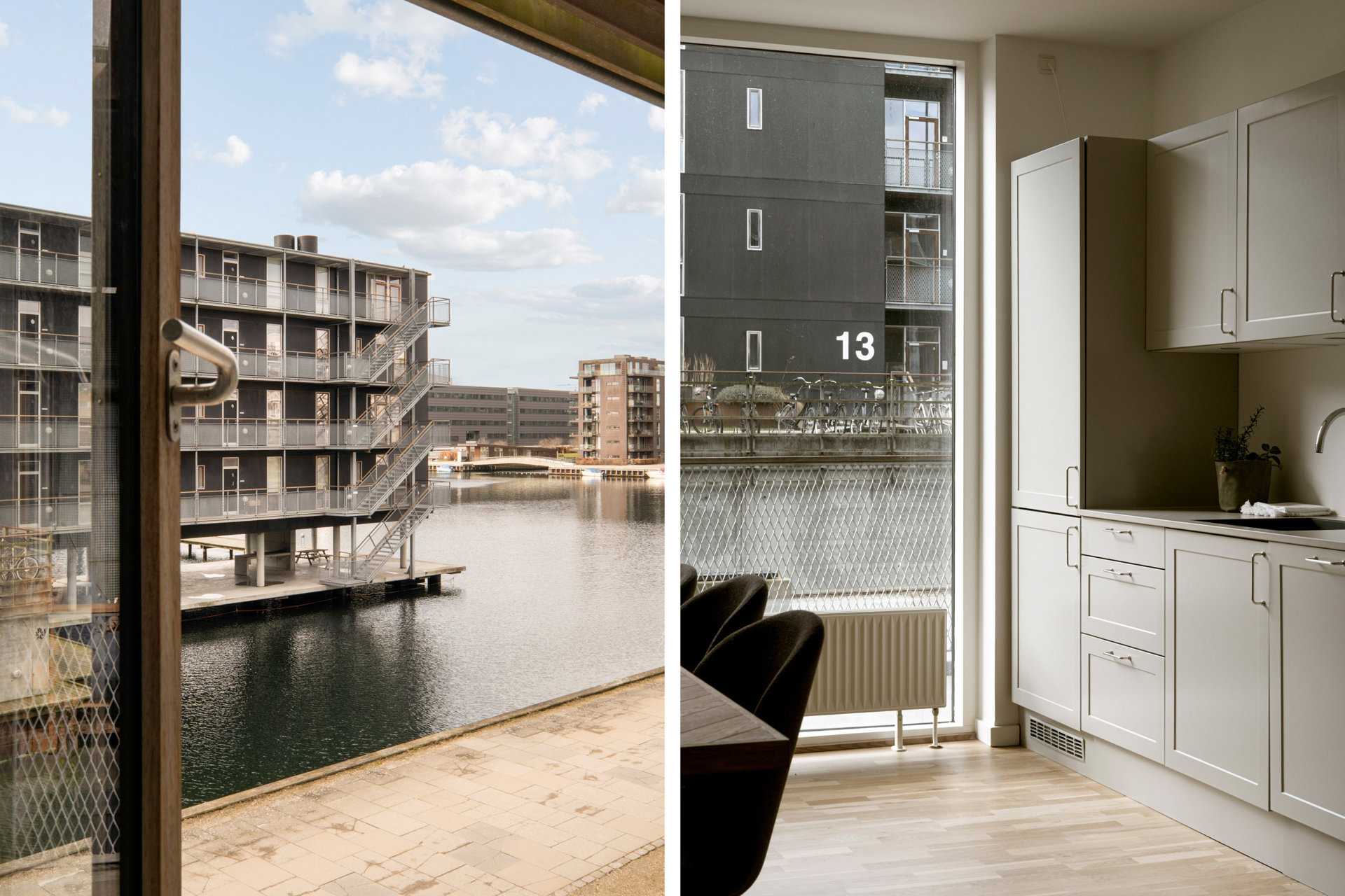 113 m² i to plan med egen parkeringsplads og kig til vandet
