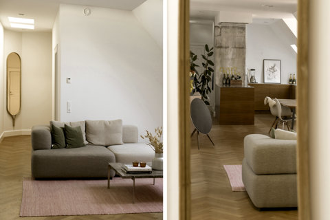 Malmøgade 7, 5. tv. – moderne penthouselejlighed med privat tagterrasse og et helt særligt lys